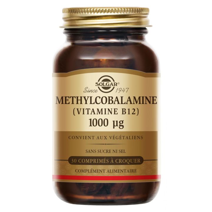 Methylcobalamin Vitamin B12 Solgar - 30 Tabletten