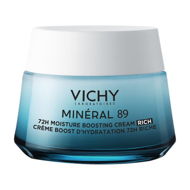 Mineral 89 Feuchtigkeitsbooster-Creme 72h reich Vichy - 50 ml Tiegel