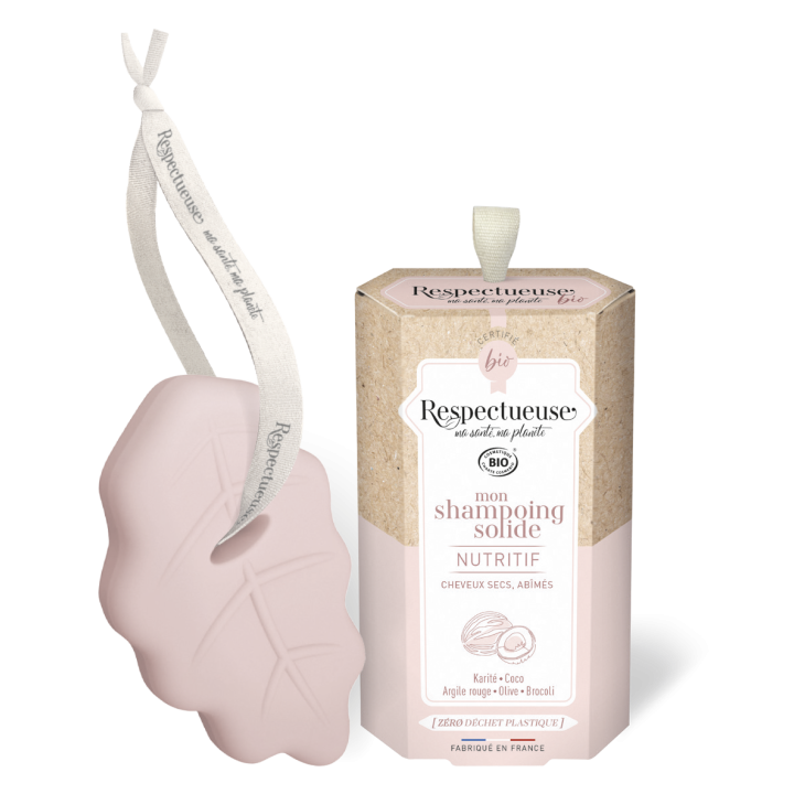 Mein nährendes Bio-Festshampoo Respectueuse - 75 g Stück