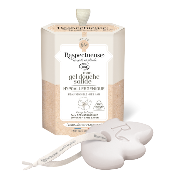 Mein hypoallergenes Bio-Duschgel Respectueuse - 75g Stück