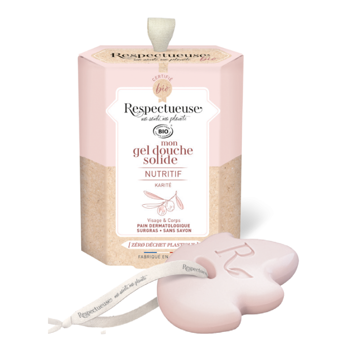 Mein nährendes Bio-Duschgel Respectueuse - 75g Stück