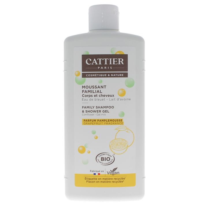 Schaumendes Familien-Dermo-Reinigungsmittel Lactoserum BIO Cattier - Flasche mit 500 ml