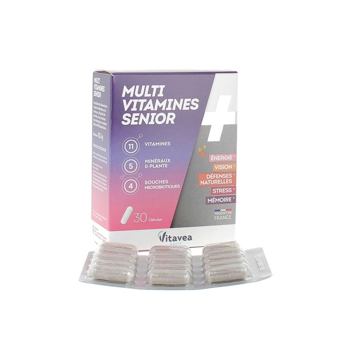 Multivitamin Senior Nutrisanté - Packung mit 30 Kapseln