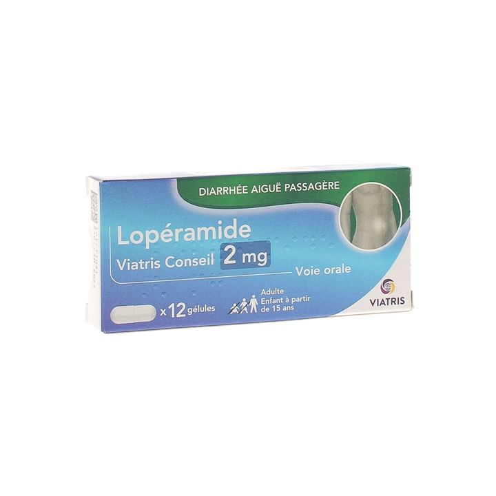 Loperamid 2 mg Mylan Kapseln - Packung mit 12 Kapseln