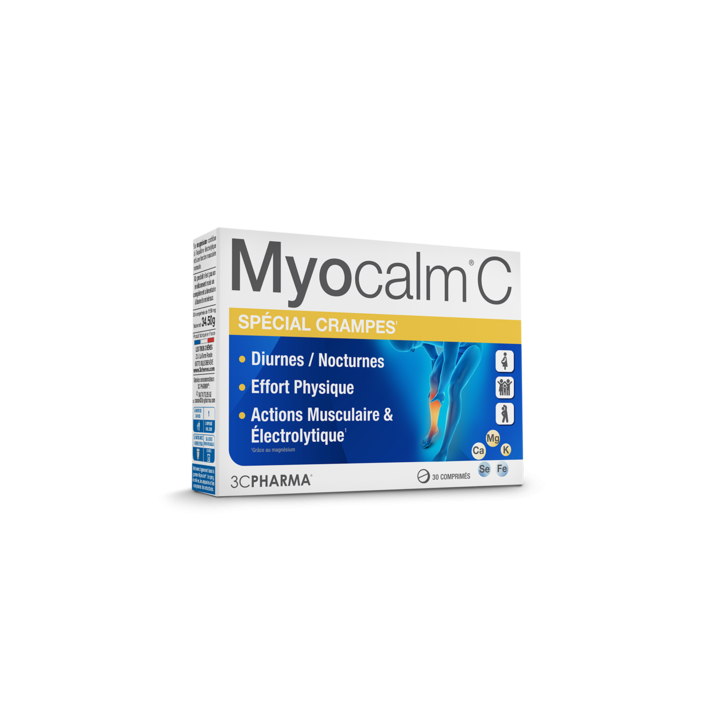 Myocalm C Krämpfe 3C Pharma - Packung mit 30 Tabletten