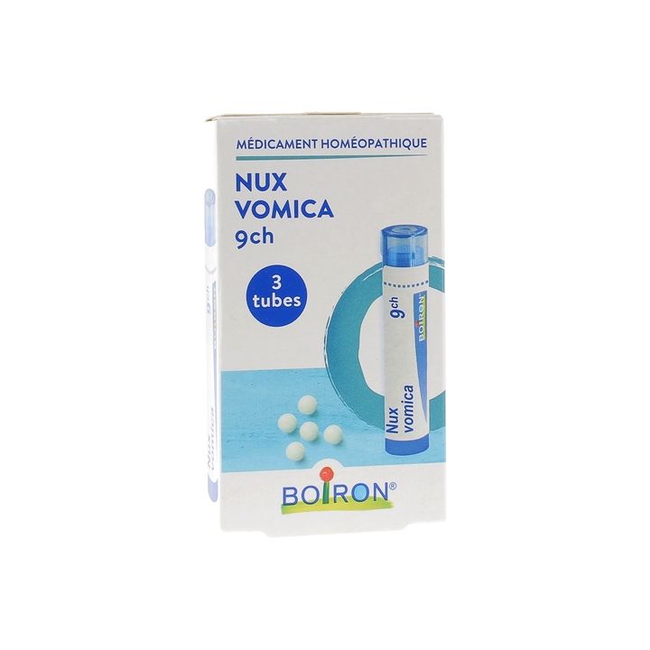 NUX VOMICA 9CH Granulat Boiron - 3 Röhrchen à 4g