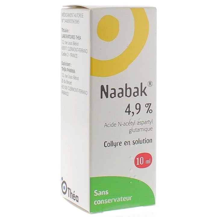 Naabak 4,9% Augentropfen in Lösung Théa - Flasche mit 10 ml
