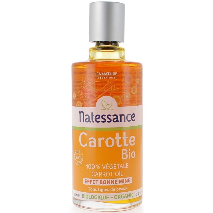 Natessance Bio-Karottenöl Léa Nature - Flasche mit 100 ml