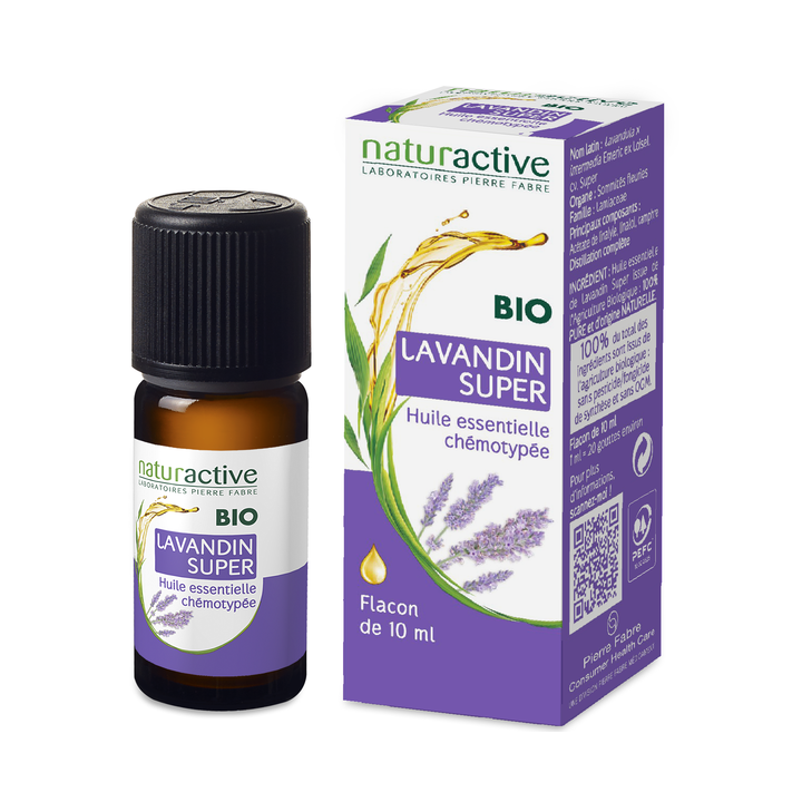 Ätherisches Lavandinöl bio Naturactive - Flasche mit 10 ml