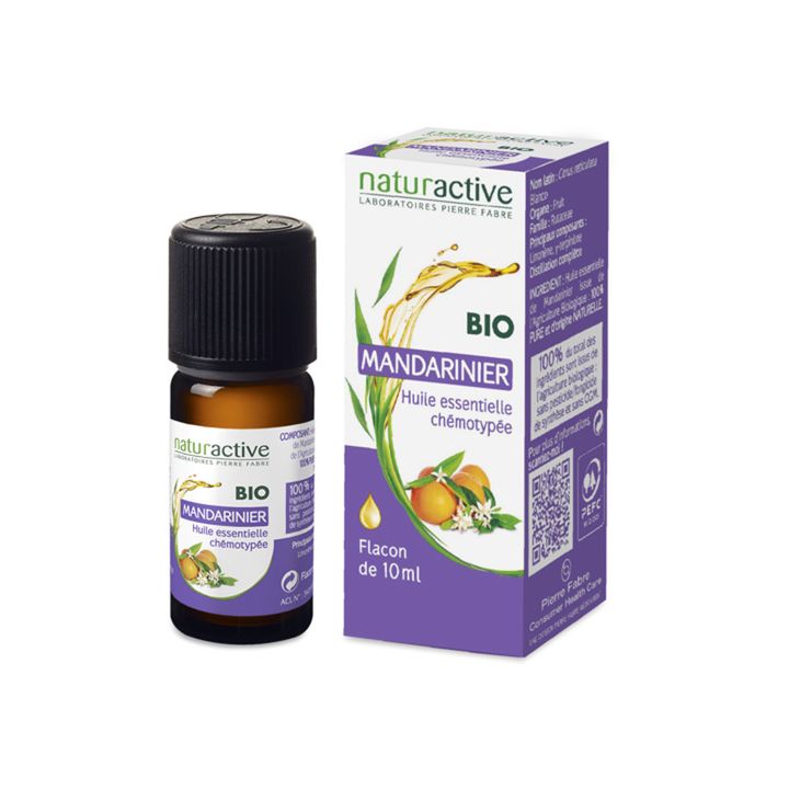 Bio-Mandarinenöl Naturactive - Flasche mit 10 ml