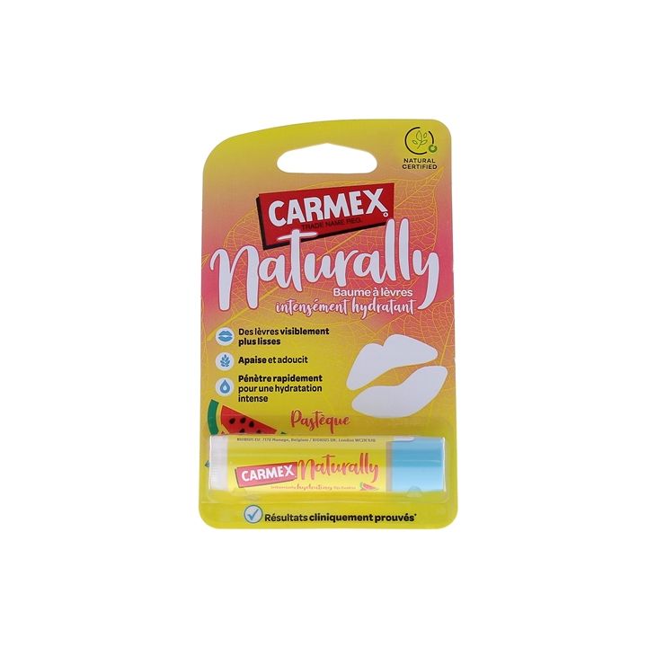 Natürliches Lippenbalsam Intensiv feuchtigkeitsspendend Wassermelone Carmex - Stick 4g
