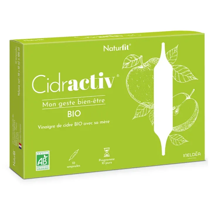 Naturfit Cidractiv bio Ineldea - Packung mit 10 Ampullen