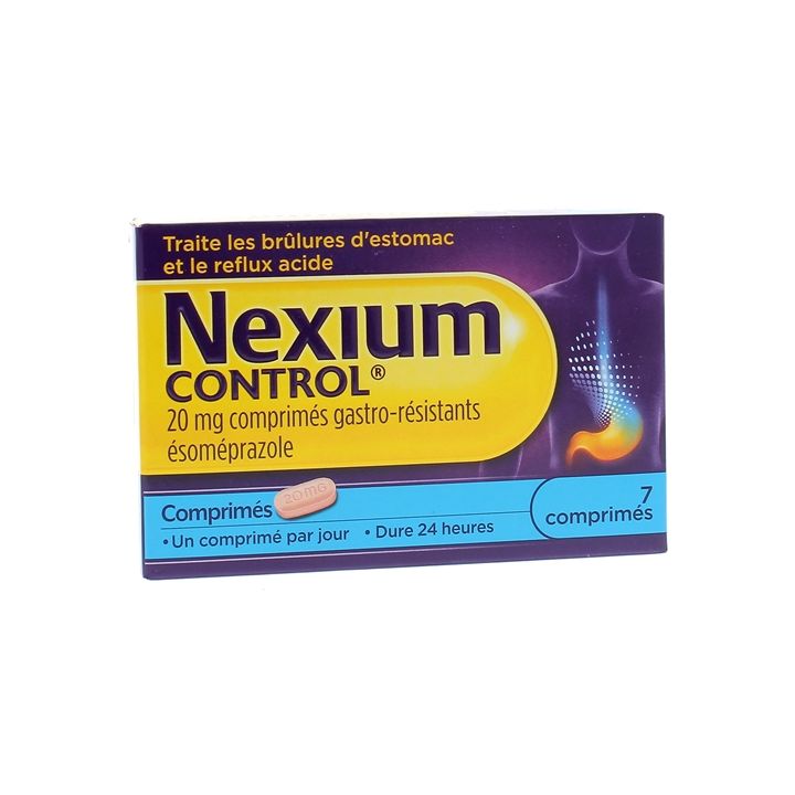 Nexium control 20 mg magensaftresistente Tabletten - Packung mit 7 Tabletten