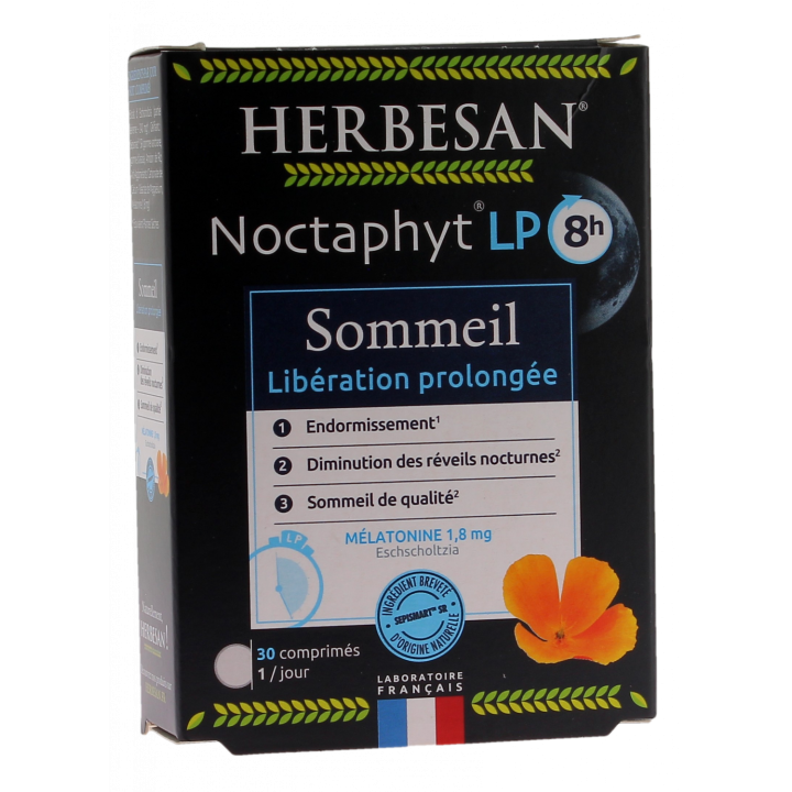 Noctaphyt LP 8h Herbesan - Packung mit 30 Tabletten