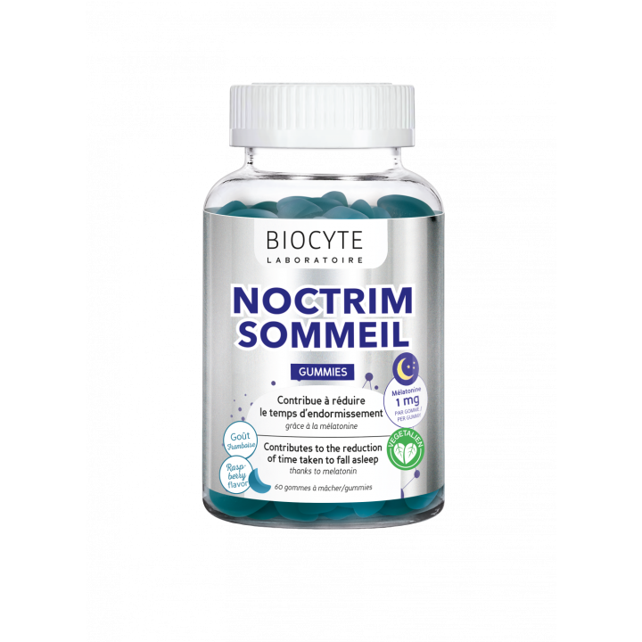 Noctrim Schlaf Himbeergeschmack Biocyte - 60 Gummis im Behälter