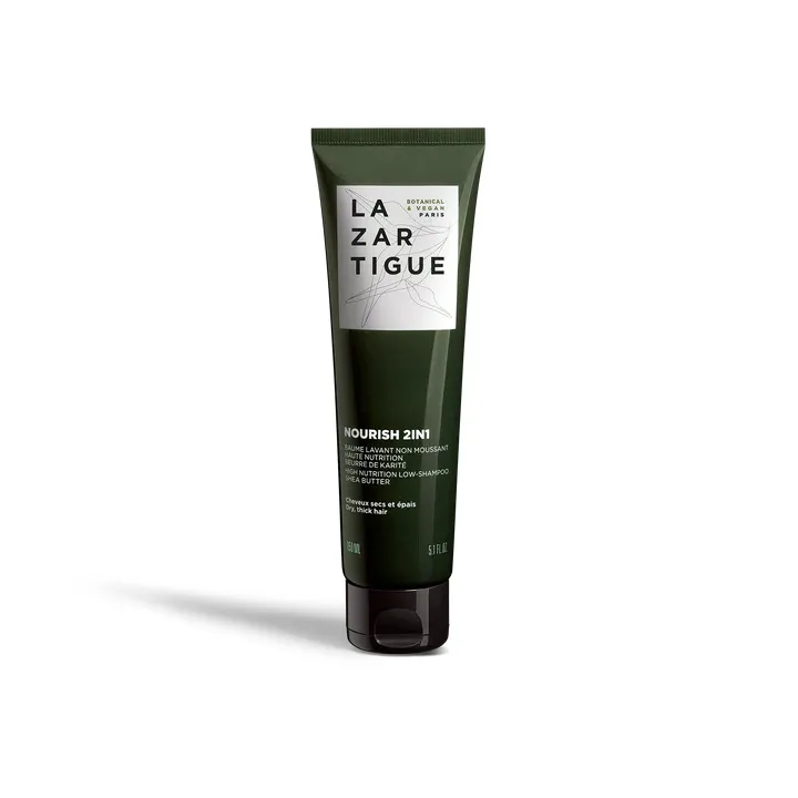 Nourish 2in1 nicht schäumende hochpflegende Waschbalsam Lazartigue - Tube mit 150 ml