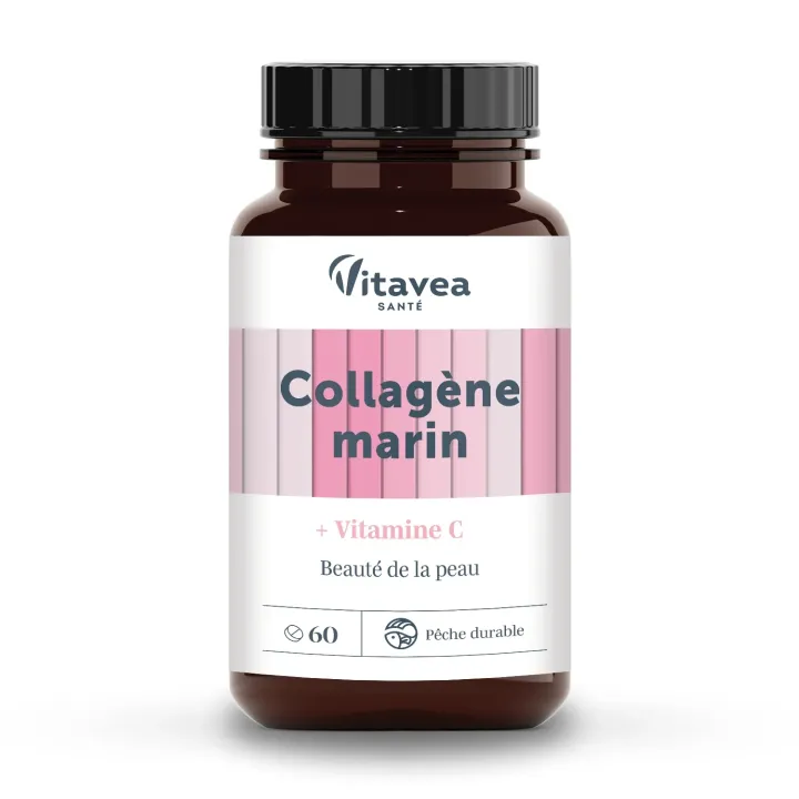 Marine Kollagen Vitavea - Packung mit 60 Tabletten