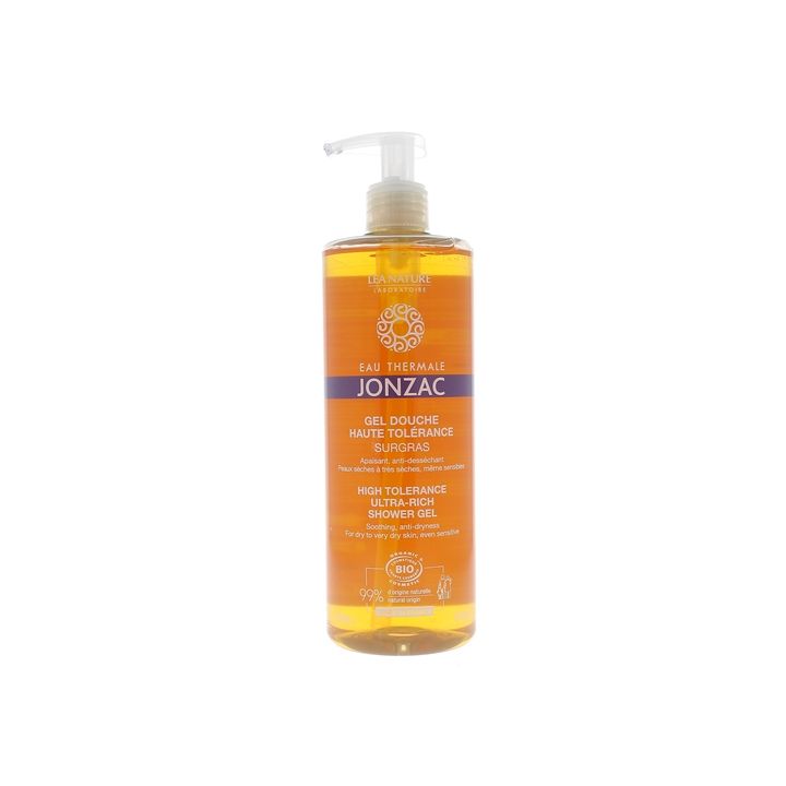 Hochverträgliches, überfettetes Duschgel Jonzac - Pumpflasche 500 ml