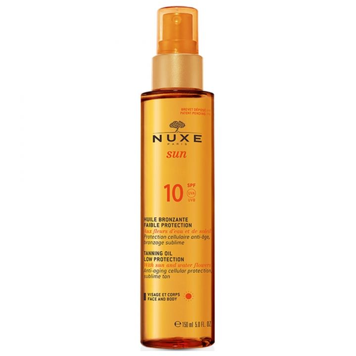 Sonnenspray für Gesicht und Körper mit niedrigem Schutz SPF 10 Nuxe sun - 150 ml