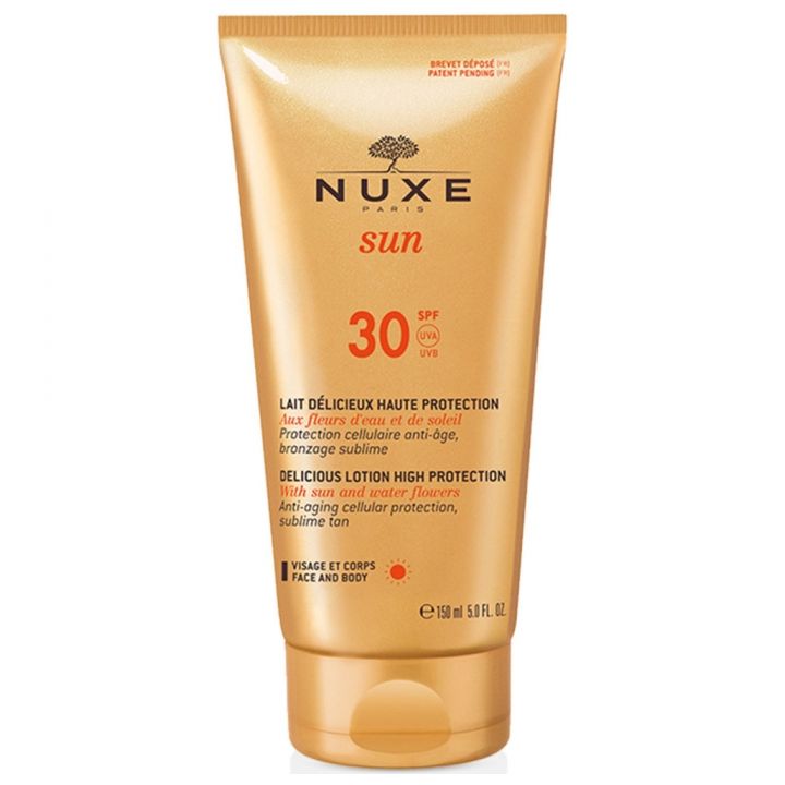 Leckere Gesichtscreme mit hohem Schutz SPF 30 Nuxe sun - 50 ml Tube