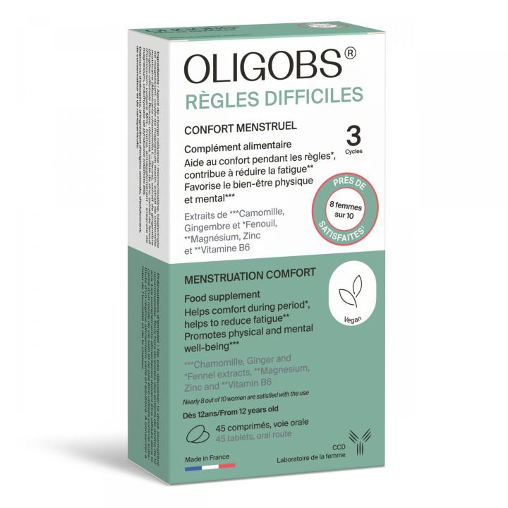 Oligobs schwierige Regeln CCD - Packung mit 45 Tabletten