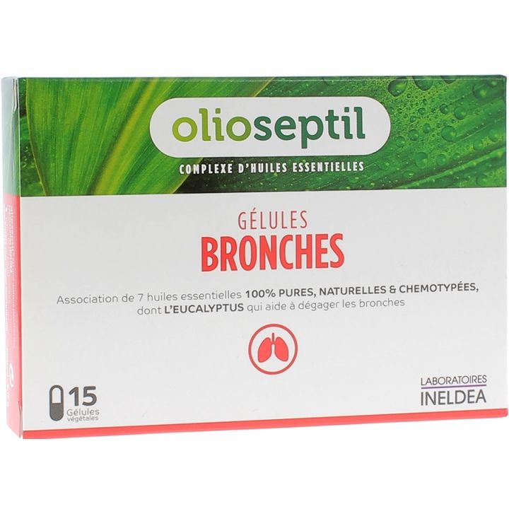 Olioseptil Bronchien - Packung mit 15 Kapseln