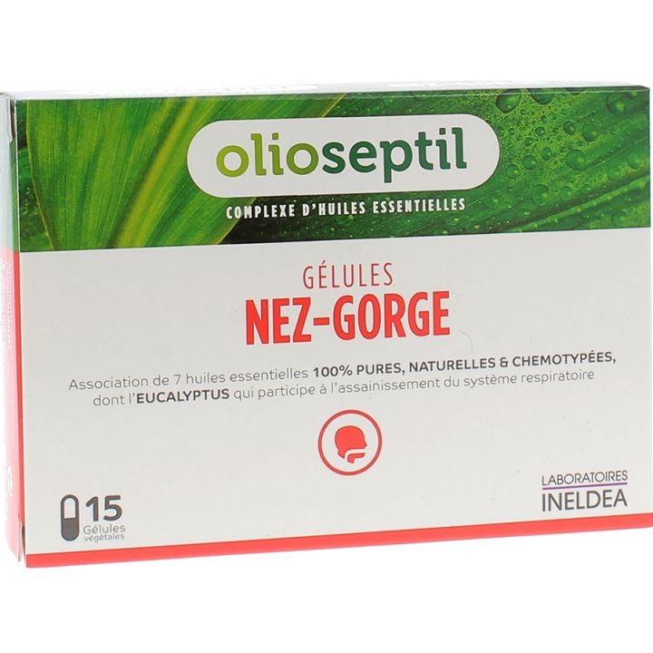 Olioseptil Kapseln Nase-Hals - Packung mit 15 Kapseln