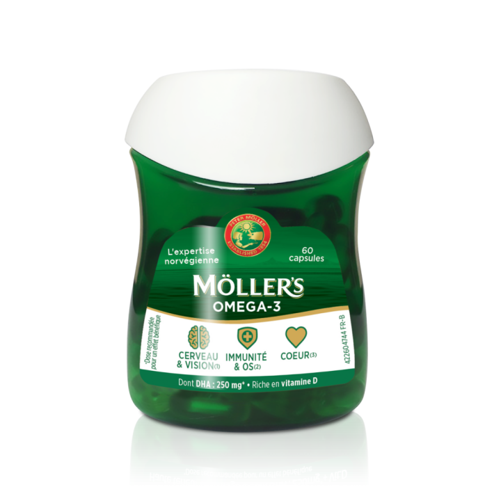 Omega-3 Möller's - 60 Kapseln Box