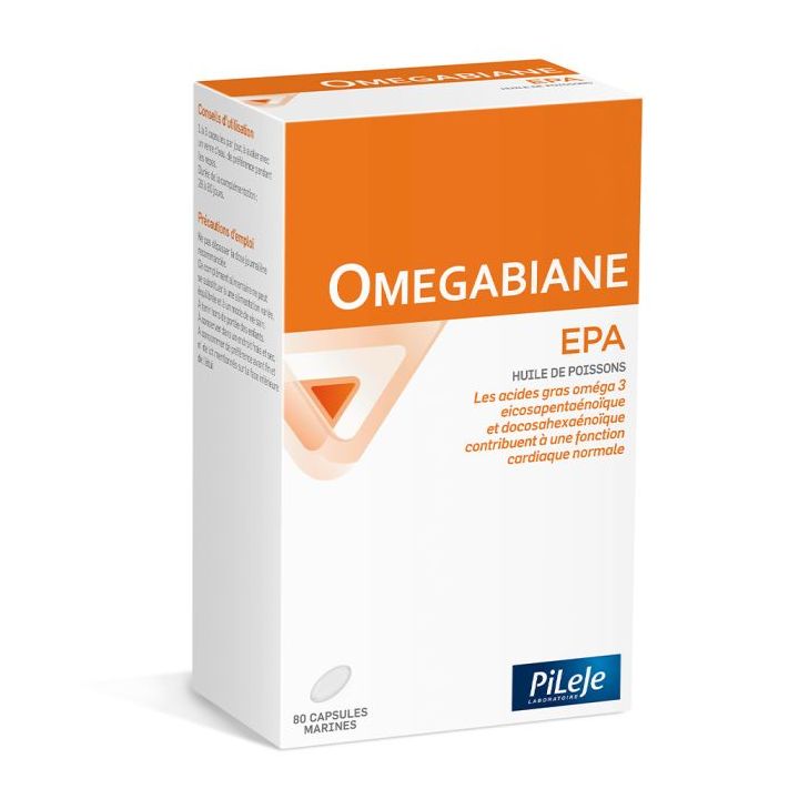 Omegabiane EPA Pileje - Packung mit 80 Kapseln