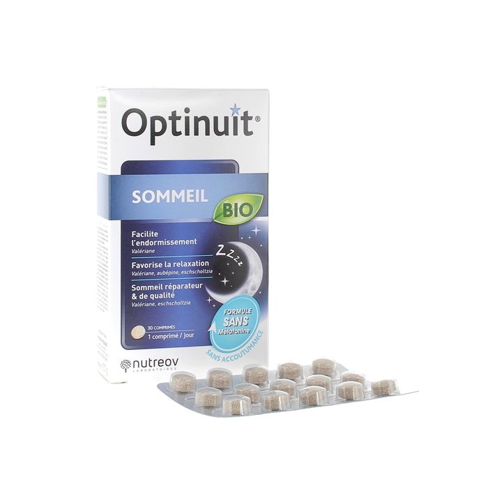 Optinuit Schlaf bio Nutreov - Packung mit 30 Tabletten
