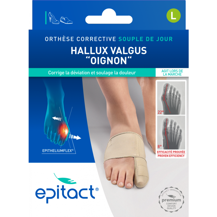 Korrekturorthese Hallux Valgus Größe L tagsüber weich Epitact - 1 Stück