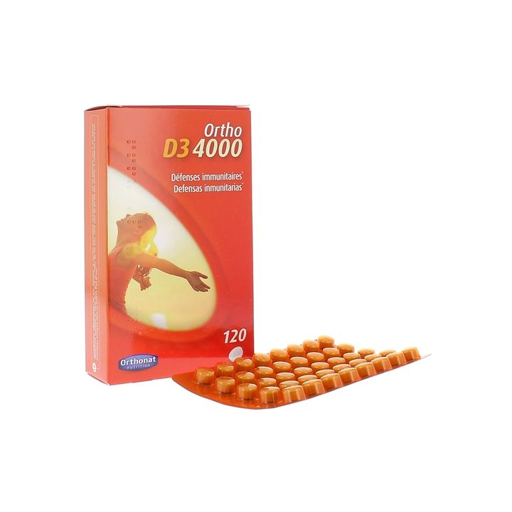Ortho D3 4000 Immunabwehr Orthonat - Packung mit 120 Tabletten