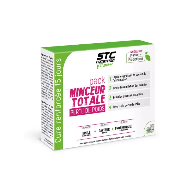 Pack Gewichtsreduktion total STC Nutrition - Dose mit 30 Kapseln