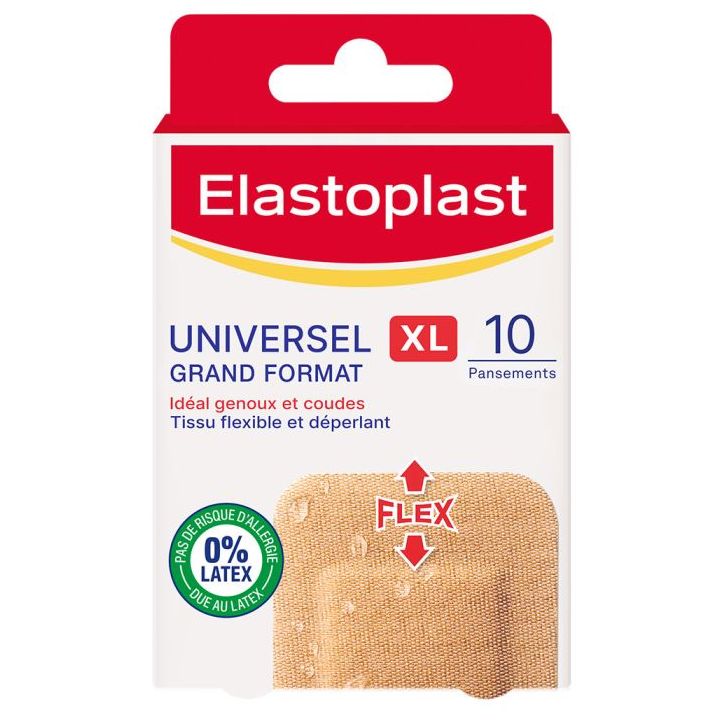 Universelle XL Elastoplast Pflaster - Box mit 10 Pflastern