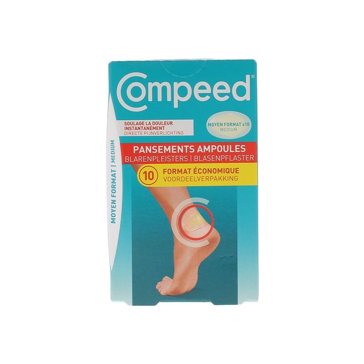 Blasenpflaster mittel Compeed - Schachtel mit 10 Pflastern
