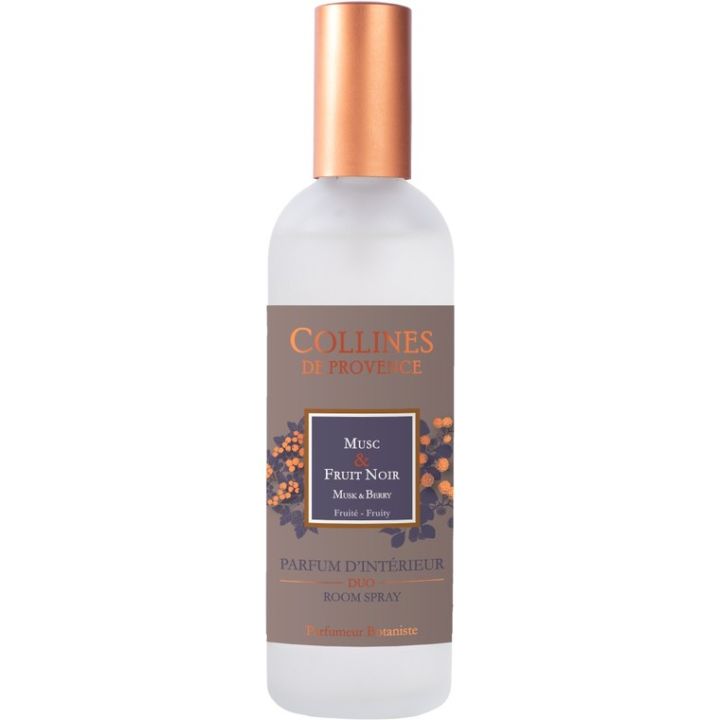 Raumduft Moschus & Schwarze Frucht Collines de Provence - Spray 100ml