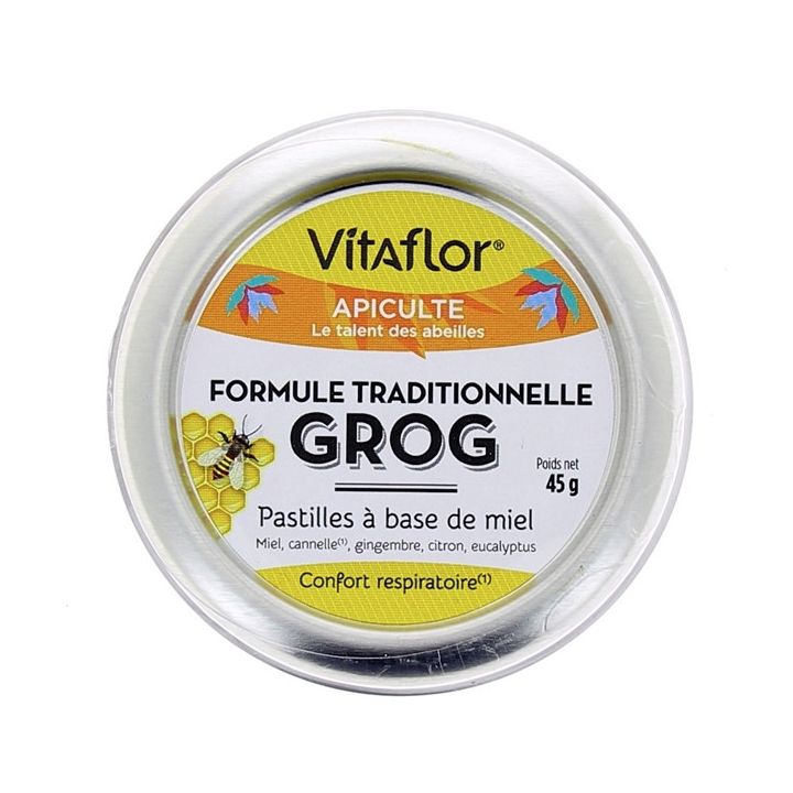 Pastillen Grog Vitaflor - Schachtel mit 45g