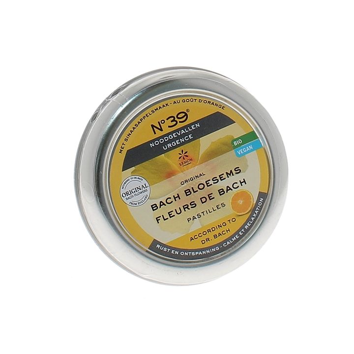 Notfallpastillen "Ruhe und Entspannung" Bach-Blüten Lemon pharma - Dose mit 45 g
