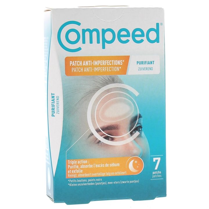 Reinigende Anti-Unreinheiten-Pflaster Compeed - Packung mit 7 Pflastern