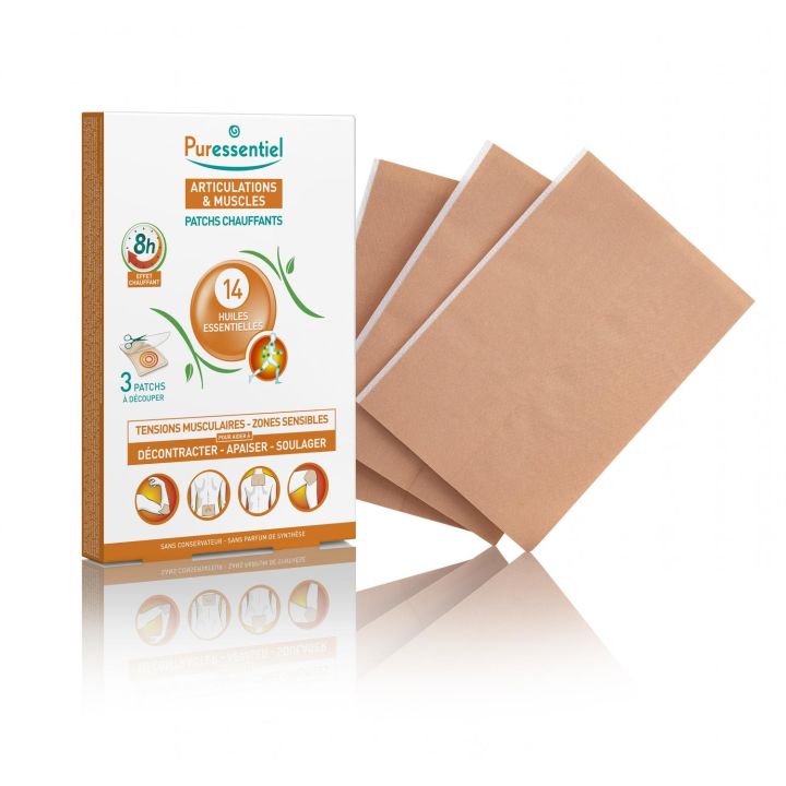 Wärme-Pflaster für Gelenke und Muskeln Puressentiel - 2 Pflaster
