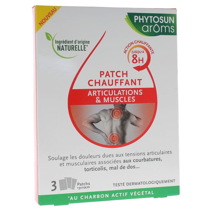 Wärmepflaster für Gelenke & Muskeln Phytosun Arôms - Packung mit 3 Pflastern