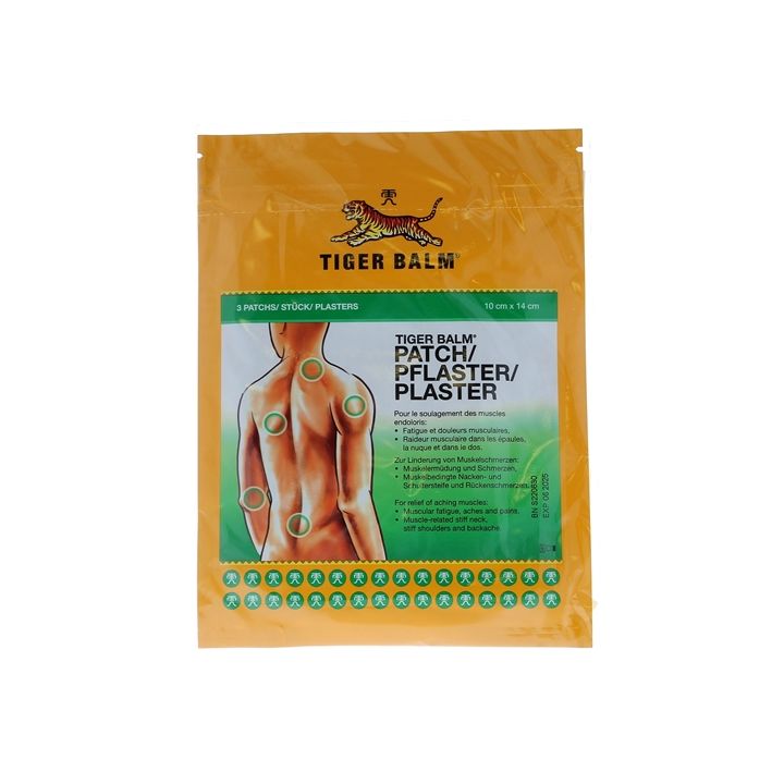 Tiger Balm Schmerzpflaster - Packung mit 3 Pflastern