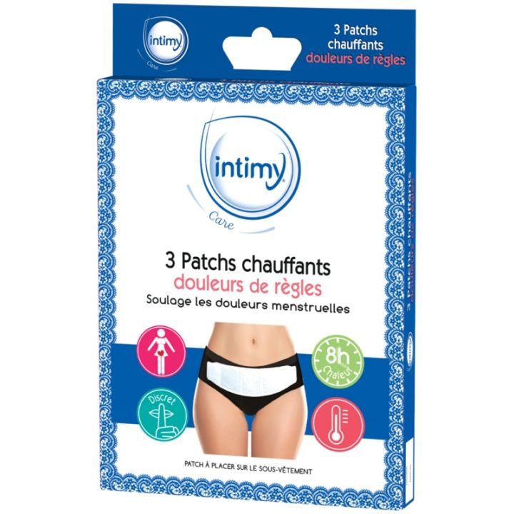 Wärmepflaster Menstruationsschmerzen Intimy Care - Packung mit 3 Pflastern