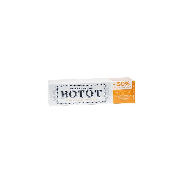 Zahnpasta Anis Citrus Lakritz Botot - 2 Tuben à 75 ml