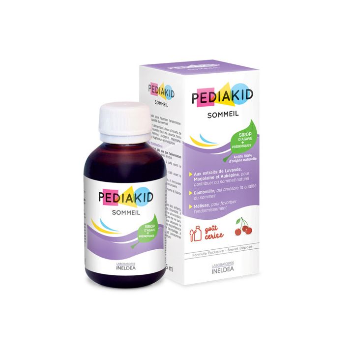 Pediakid Schlaf Kirschgeschmack - Flasche mit 125 ml