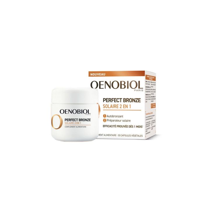 Perfekte Sonnenbräune 2in1 Oenobiol - Packung mit 30 Kapseln