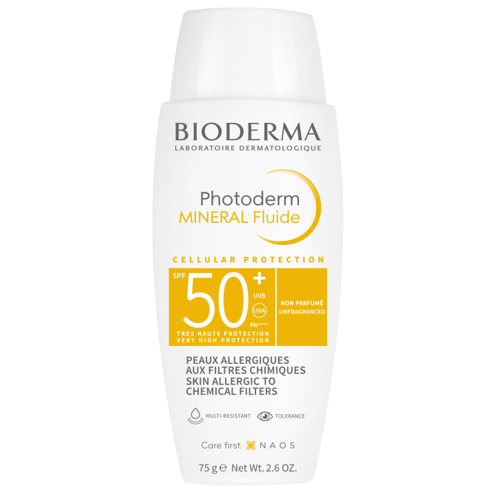 Photoderm Mineral Fluide SPF50+ Bioderma - Flasche mit 75g