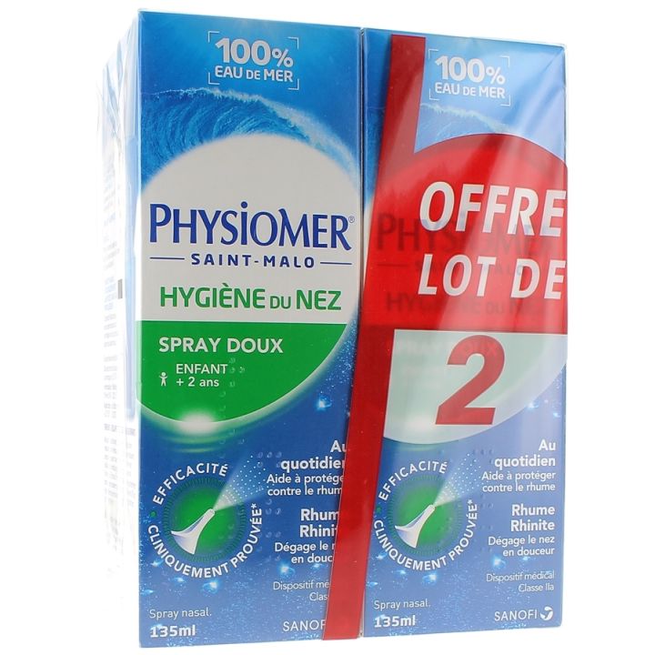 Physiomer Nasenhygiene - 2er Pack Spray à 135 ml