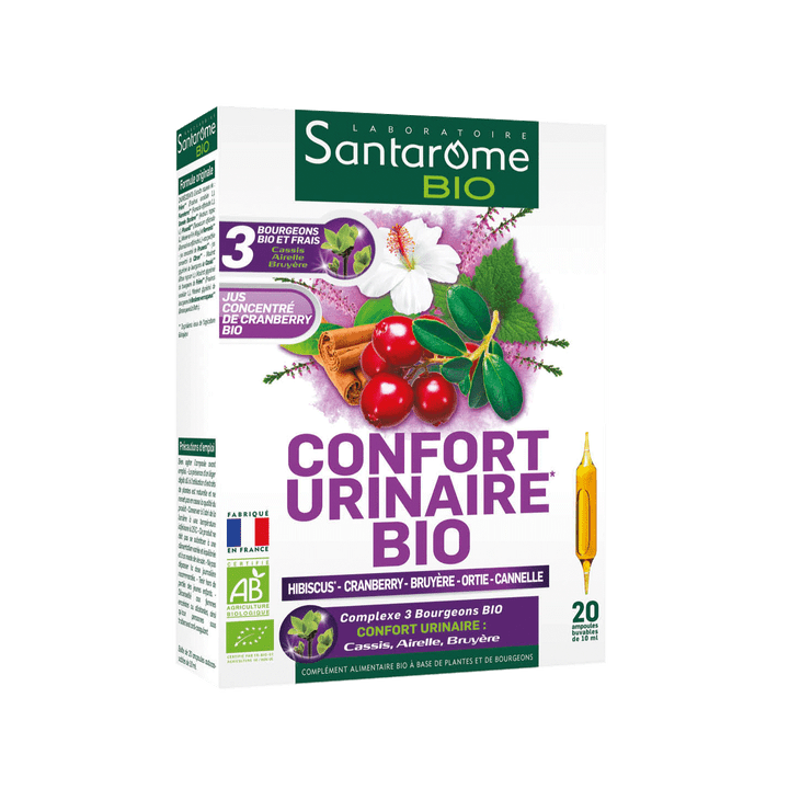 Phyto Confort Urinaire Bio Santarome Bio - Schachtel mit 20 Ampullen