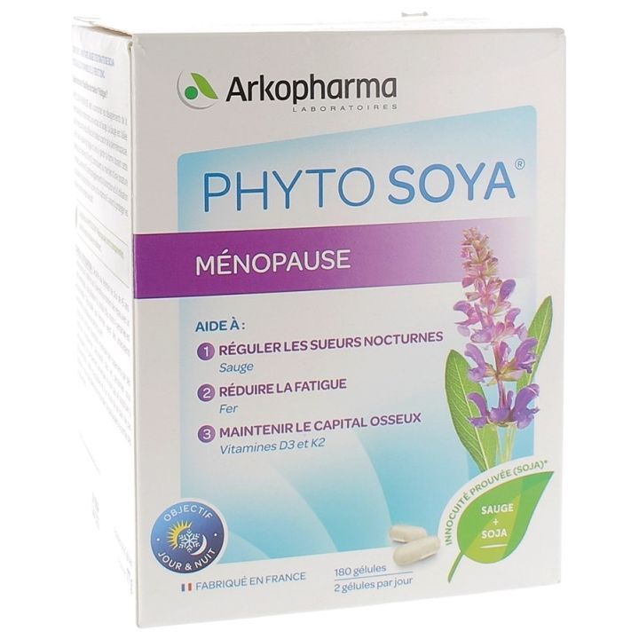Phyto Soya Menopause Arkopharma - Packung mit 120 Kapseln